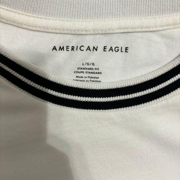 American Eagle Sweatshirt Men’s Size Large Crewneck Long Sleeve Logo Top NWOT - Picture 4 of 7